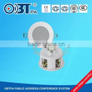 2.5'' Mini Round Waterproof In Ceiling Speaker 3w 100v thumbnail-1