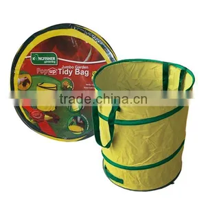 24L-385L Durable 600D Oxford Garden Spring Bucket Yard Bag,/Leaf Collector Bag/ Garden Leaf Bin thumbnail-1