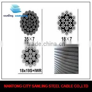 Steel Wire Rope Galvanized 35*7 12MM for Crane thumbnail-2