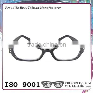 Color Combination and Silver Pins Decoration Eyeglasses thumbnail-4