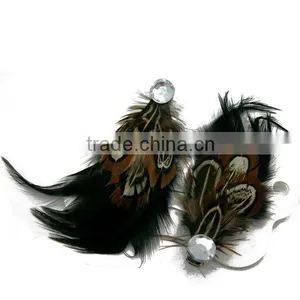 2012 Fashion Colors Feather Earrings for Lady thumbnail-1