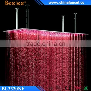 Online Shopping Bathroom Luxurious 20 Inch Rainfall Led Shower Head thumbnail-2