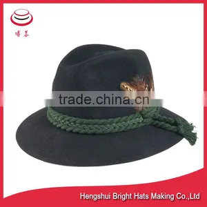 2016 Fashionable Wool Felt Fedora Hats Hunting Hats thumbnail-2
