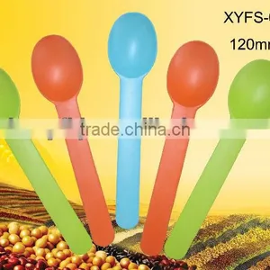 Colourful 100% Biodegradable Disposable Ice Cream Spoon thumbnail-4