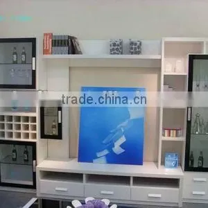 Modern White Oak Melamine Wall Units thumbnail-1