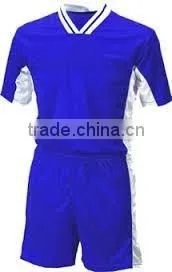 High Quality Soccer Uniform Blue thumbnail-1