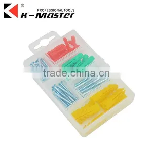 K-Mastet Expansion Pipe Tool Set Zink Plated Wood Screw Hardware Assorted Box thumbnail-1