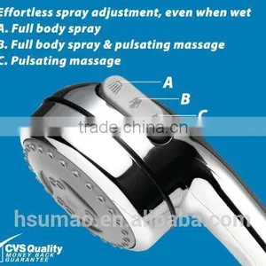 3 Spray Massage High Pressure Shower Head for Steam Shower Cabin thumbnail-3