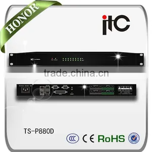 ITC TS-P880D DANTE Network Having 8x8 Audio Matrixs Digital DSP Audio Processor thumbnail-1