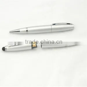 Free Logo Mental Pen Shape USB Flash Drive, USB Pen Drive Christmas Gift thumbnail-2