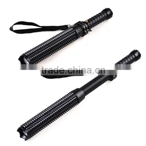 Telescopic Bat T6 LED Zoom Tactical Security Rechargeable Police Torch Quality Choice thumbnail-3