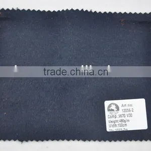 Stock Wool Viscose Woollen Melton Fabric thumbnail-1