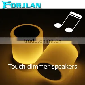 Portable Bluetooth 4.0 Smart Touch Music Light Speaker With Colorful Light for Iphone/android App thumbnail-4