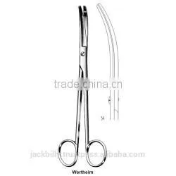 19.5 cm Wertheim Curved Surgical Scissor thumbnail-1