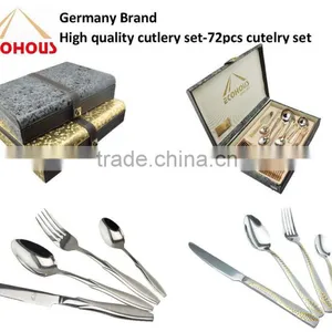 Factory Direct Qana Stainless Steel Cutlery Set With Mirror Polish thumbnail-4