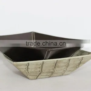 Professional Faux Leather Storage Tray/Square Cardboard Storage Tray thumbnail-3
