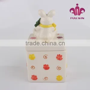 Bunny Canister for Easter Ceramic Canister Set thumbnail-4