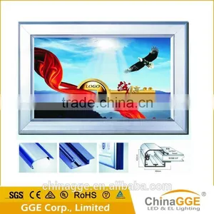 Wall Mounted Acrylic Slim Advertising Illuminated Display LED Light Box thumbnail-5