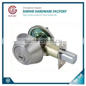 American Style Heavy Duty Commercial Brass Gatehouse Dead Bolt Lock thumbnail-3