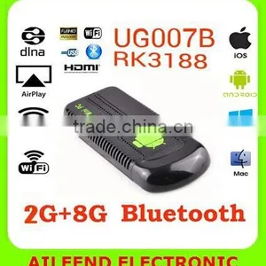 UG007B Quad Core MINI pc With Android 4.4.2 Kitkat RK3188 WIFI TV Stick, RAM 2GB ROM 8GB Bluetooth HDMI Smart WIFI TV Dongle Quality Choice thumbnail-1