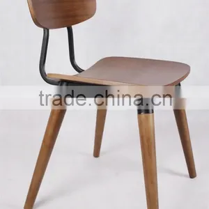 2016 New Design Restaurant Furniture Walnut/Ash Wood Dining Chair thumbnail-2
