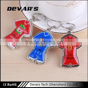 Top Level Specification Plastic Cute T-shirt Shaped Keychain thumbnail-4