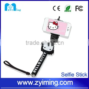 Zyiming Wholesale Cartoon Selfie Stick YM-Z07-7 Monopod Selfie Stick Rubber Cap for Smartphone thumbnail-1