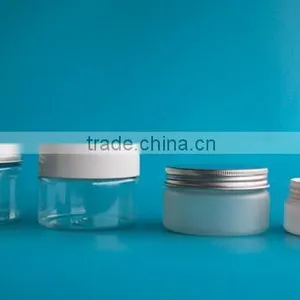 4 OZ Clear PET Plastic Jar Containers for Cream thumbnail-3