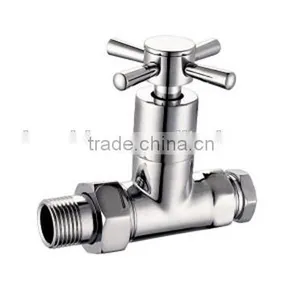 Chrome Angle Radiator Valves thumbnail-1