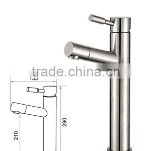 SUZAN(6607) European Style New Fashion Design SUS304 Stainless Steel Pulled Out Basin Mixer thumbnail-1