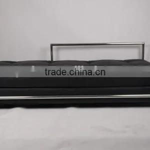 Black Genuine Leather Modern Indoor Eileen Gray Daybed for Living Room thumbnail-1