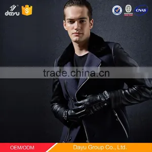 China Cashmere Wool Coat Man Leather Jacket Winter Wool Fabric for Coats thumbnail-2