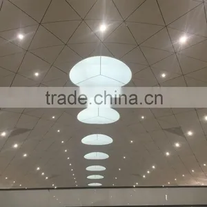 Energy-efficient & Fire-proofing PTFE- Coated Tension Fabric Architecture Ceiling for Airport Skylight thumbnail-1