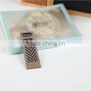 Custom Logo Clothing Faux PU Leather Patch for Denim thumbnail-3