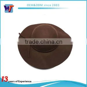 2016 Wholesale Wool Hats for Women Wide Brim Wool Hat thumbnail-1
