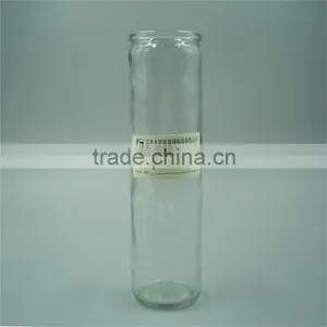 322ml Traditional Style Clear Straight Side Cylinder Glass Vase thumbnail-1