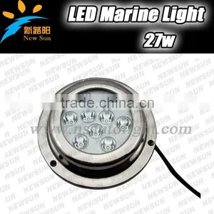 High Brightness 12v 27w LED Surface Mounted Pool Light Marine Light thumbnail-1
