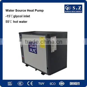 Minus 25C Weather Winter House Heating 10kw/15kw/20kw/25kw Geothermal EVI Tech Glycol Loop Underground Source Heat Pump Canada thumbnail-1