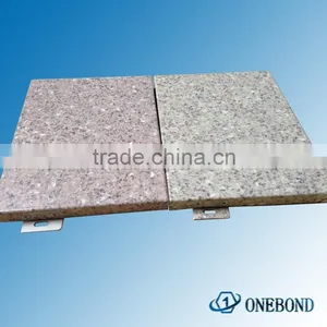 Imitation Stone Wall Panel 3mm Aluminum Composite Panel thumbnail-1