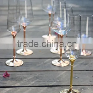 Glassware Manufacturer Handmade Glass Small Red Colour Wine Glass Cup, Beer Mug for Party Decoration thumbnail-3