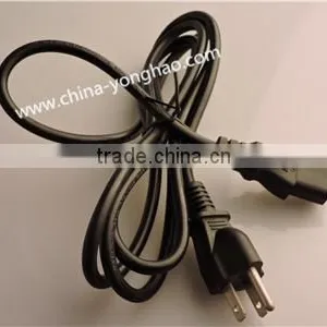 YH-12/13 American Three PINS 125 V/15 A High Quality With Lower Price/ Yonghao Factory Supply Safe UL Power Cord With IEC 13 thumbnail-2
