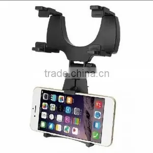 Universal Car Rear View Mirror Bracket Mount Holder for 4-6.3 Inch Smartphone / Car Rearview Mirror Holder / Car Phone Holder thumbnail-1