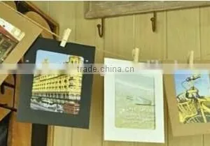 10 Pcs Hanging Paper Frame Photo Album String Art Clips Rope Pictures Wall Decor thumbnail-3