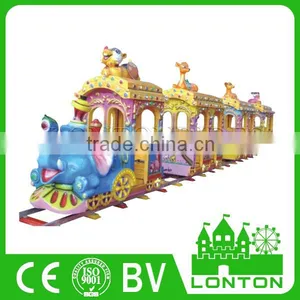 Kids Love Children Cartoon Train Amusement Park Trains for Sale thumbnail-3