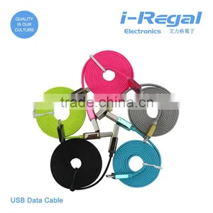 Flat Noddle 1m Double Sided Copper Core Samsung Data Cables thumbnail-6