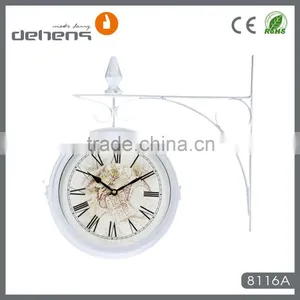 Double Sided Station Wall Clock thumbnail-2