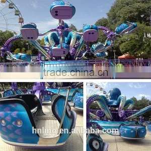 Outdoor Kids Amusement Rides for Sale! Lino Amusement Big Octopus Rides for Sale thumbnail-5