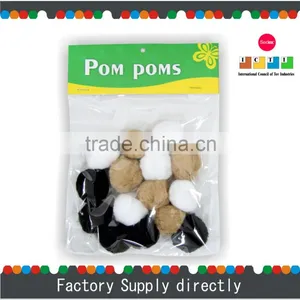40mm Craft Pom Poms, Elegant Party Decorations, Fluffy Pom Poms thumbnail-1