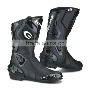 Racing Motorcycle Black Boots thumbnail-1