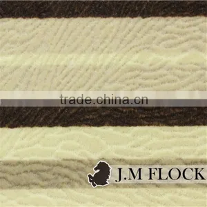 Polyester Embossed Backing Flocked Hand Embroidery Fabric Tulle thumbnail-4